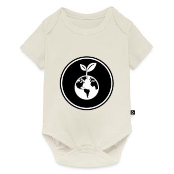 Planète Terre - Body à manches courtes Premium Bébé - blanc cassé - Devant