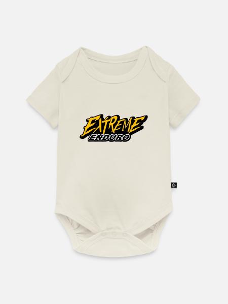 Enduro Offroad - Baby Premium Kurzarmbody - Naturweiß