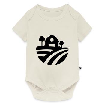 Farm Ernte icon - Baby Premium Kurzarmbody - Naturweiß - Vorne