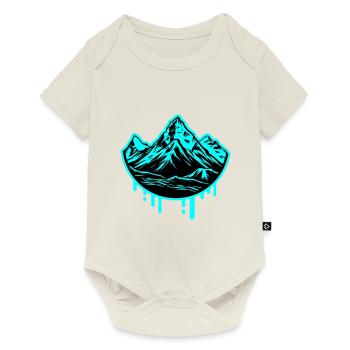 Berge Symbol Mountains - Baby Premium short-sleeve bodysuit - off white - Front