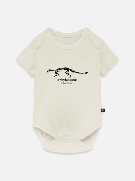 Ankylosaurus - Baby Premium Kurzarmbody - Naturweiß