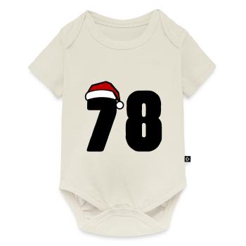 78 Number Christmas - Baby Premium short-sleeve bodysuit - off white - Front
