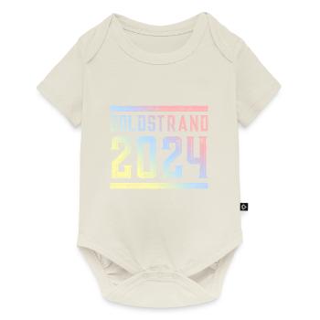 Sables d’Or 2024 Coloré - Body à manches courtes Premium Bébé - blanc cassé - Devant