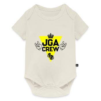 Bachelor Party Jga Crew Saying - Baby Premium short-sleeve bodysuit - off white - Front