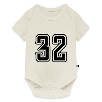 32 number symbol - Baby Premium short-sleeve bodysuit - off white - Front
