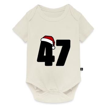 47 Number Christmas - Baby Premium short-sleeve bodysuit - off white - Front