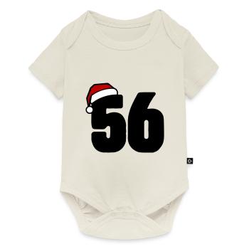56 Number Christmas - Baby Premium short-sleeve bodysuit - off white - Front