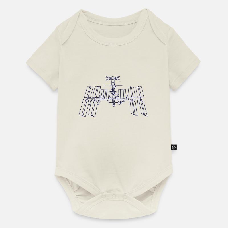 Station spatiale ISS - Body à manches courtes Premium Bébé - blanc cassé