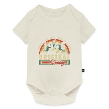 1946 Birthday Born in 1946 Retro Vintage - Baby Premium short-sleeve bodysuit - off white - Front