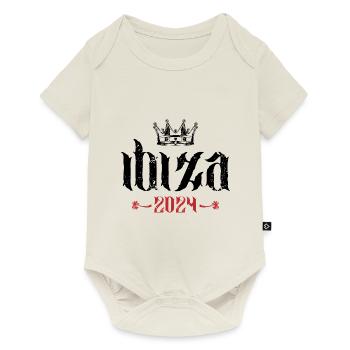 Ibiza 2024 Crown Holidays - Baby Premium short-sleeve bodysuit - off white - Front