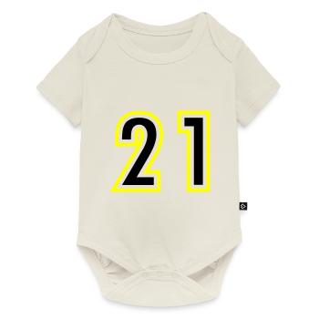 21 Number College - Baby Premium short-sleeve bodysuit - off white - Front