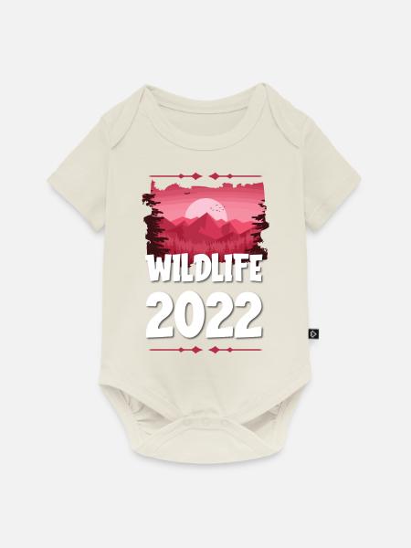 Wildlife 2022 - Baby Premium Kurzarmbody - Naturweiß