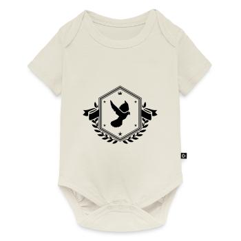 Pigeon Coat of Arms - Baby Premium short-sleeve bodysuit - off white - Front