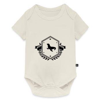 Sceau Armoiries - Body à manches courtes Premium Bébé - blanc cassé - Devant