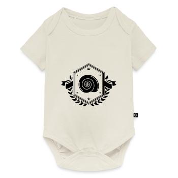 Shell snail Coat of arms - Baby Premium short-sleeve bodysuit - off white - Front
