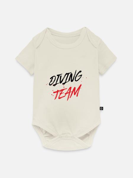 Diving Team - Baby Premium Kurzarmbody - Naturweiß