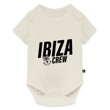 Ibiza Crew Anchor Palm Tree Heart Love - Baby Premium short-sleeve bodysuit - off white - Front