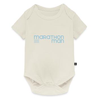 Marathon Man - Personnalisable - Body à manches courtes Premium Bébé - blanc cassé - Devant