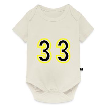 33 Number College - Baby Premium short-sleeve bodysuit - off white - Front