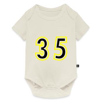 35 Number College - Baby Premium short-sleeve bodysuit - off white - Front
