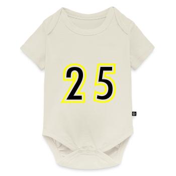 25 Number College - Baby Premium short-sleeve bodysuit - off white - Front