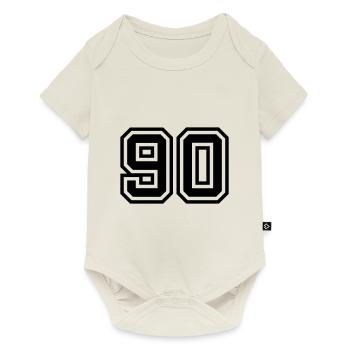 90 number symbol - Baby Premium short-sleeve bodysuit - off white - Front