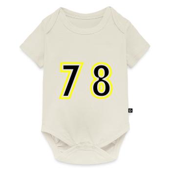 78 Number College - Baby Premium short-sleeve bodysuit - off white - Front