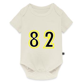 82 Nombre Collège - Body à manches courtes Premium Bébé - blanc cassé - Devant