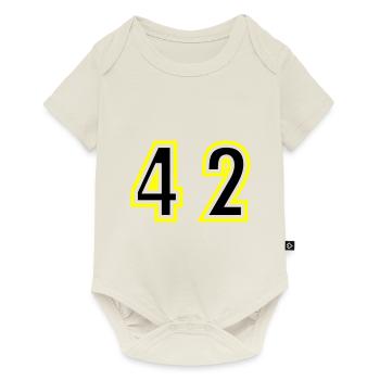 42 Number College - Baby Premium short-sleeve bodysuit - off white - Front