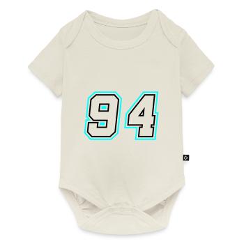 94 Nombre symbole - Body à manches courtes Premium Bébé - blanc cassé - Devant