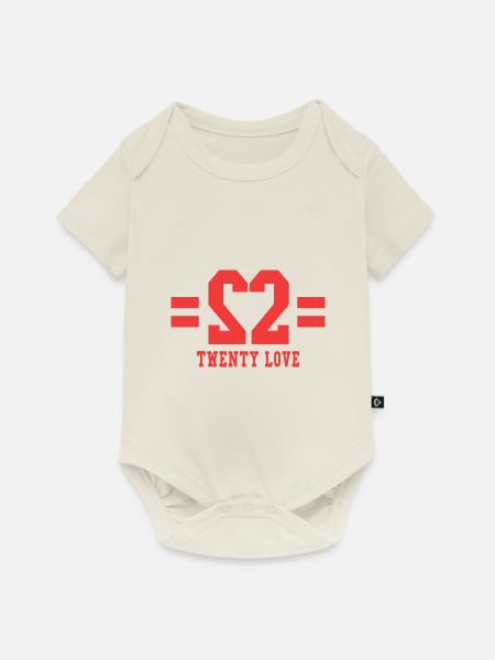 22 - Baby Premium Kurzarmbody - Naturweiß