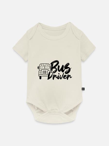 Busfahrer Bus Beruf Buslenker - Baby Premium Kurzarmbody - Naturweiß