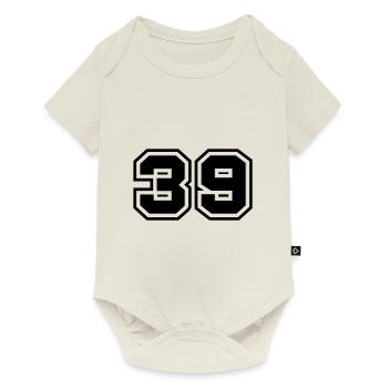 39 number symbol - Baby Premium short-sleeve bodysuit - off white - Front