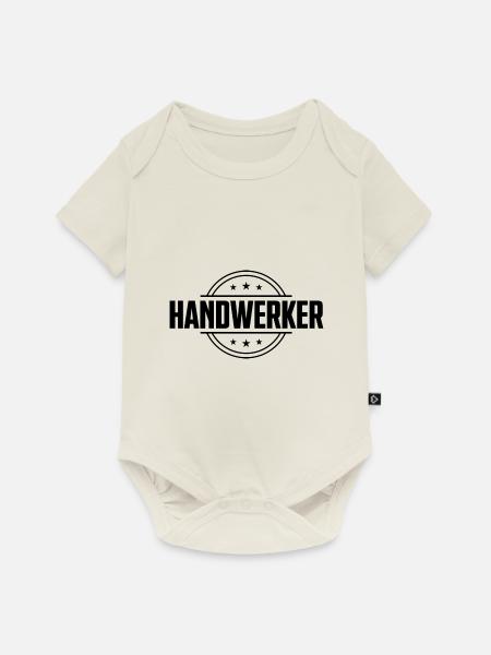 Handwerker Beruf - Baby Premium Kurzarmbody - Naturweiß