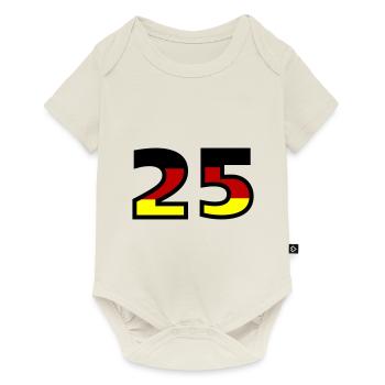 25 Number Germany Jersey - Baby Premium short-sleeve bodysuit - off white - Front