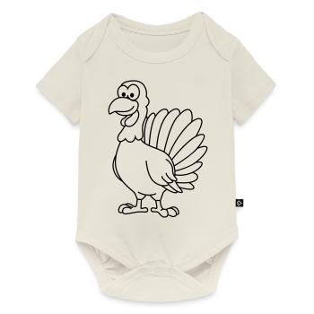 Truthan Comic Animal - Baby Premium short-sleeve bodysuit - off white - Front