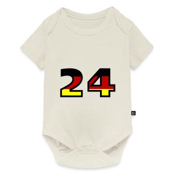 24 Number Germany Jersey - Baby Premium short-sleeve bodysuit - off white - Front
