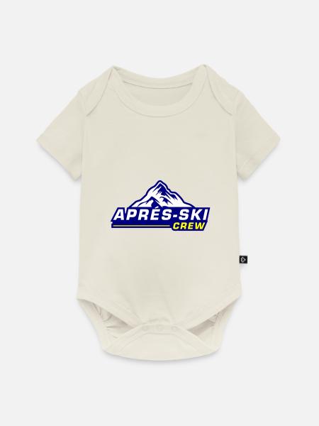 Apres Ski Crew - Baby Premium Kurzarmbody - Naturweiß