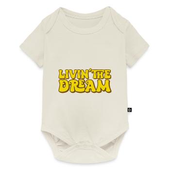 Vivre le rêve - Body à manches courtes Premium Bébé - blanc cassé - Devant
