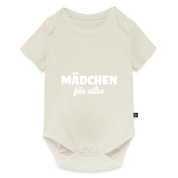 Mädchen für alles - Baby Premium Kurzarmbody - Naturweiß - Vorne