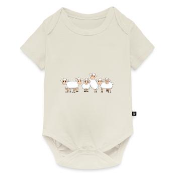 Agneau - Body à manches courtes Premium Bébé - blanc cassé - Devant