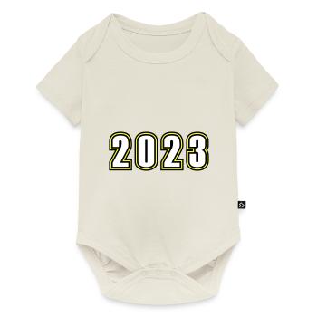 2023 année - Body à manches courtes Premium Bébé - blanc cassé - Devant