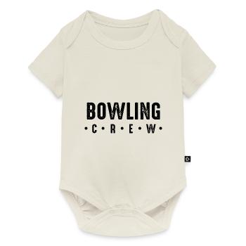 Équipe de bowling - Body à manches courtes Premium Bébé - blanc cassé - Devant