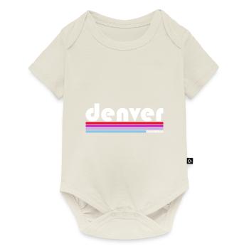 Denver Colorado City State USA Hiking Retro - Baby Premium short-sleeve bodysuit - off white - Front