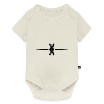 Ligne de symbole Adn - Body à manches courtes Premium Bébé - blanc cassé - Devant