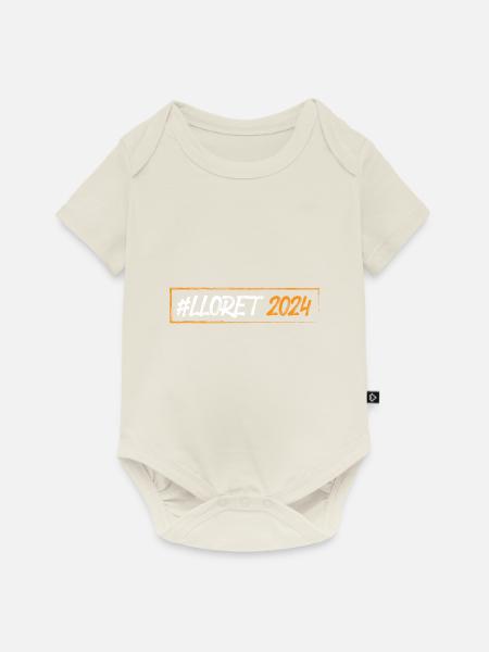 Lloret De Mar 2024 - Baby Premium Kurzarmbody - Naturweiß
