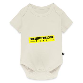 Junggesellen Abschied 2024 - Baby Premium Kurzarmbody - Naturweiß - Vorne