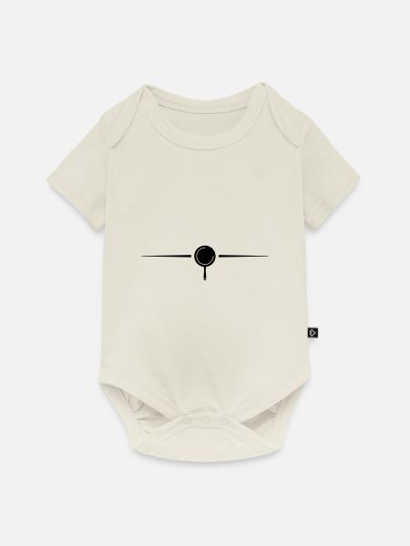 Pfanne Küche linie - Baby Premium Kurzarmbody - Naturweiß
