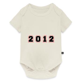 Numéro de l’année 2012 - Body à manches courtes Premium Bébé - blanc cassé - Devant