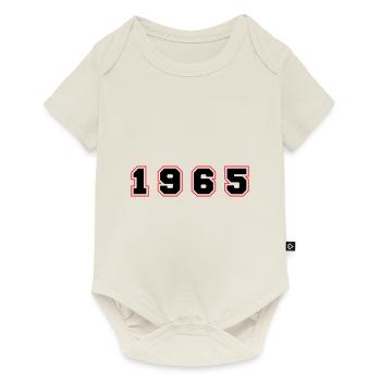 1965 Year Number - Baby Premium short-sleeve bodysuit - off white - Front